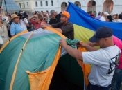 Участники Врадиевского шествия снова поставят палатки в столице