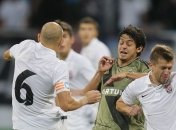 "Заря" сыграла первый поединок с "Легией" в Лиге Европы (Фото)