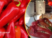 Запеченый перец с сыром