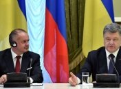 Порошенко договорился о встрече с президентом Словакии