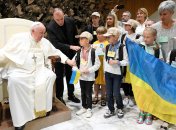 Папа Римський на зустрічі з українськими дітьми у Ватикані