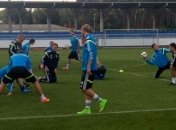 Сборная Украины начала тренировки в Конча-Заспе