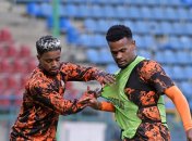 "Шахтер" на тренировке