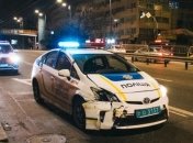 В Киеве случилась авария с участием патрульного автомобиля