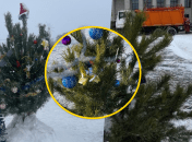 Черниговцы самостоятельно создают праздничное настроение. Фото Время Черниговское