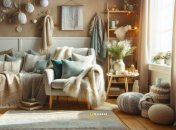 У зимовому декорі необов’язково має бути червоний колір