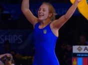 Украинка Гергель завоевала "золото" на ЧМ по спортивной борьбе