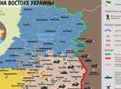 Карта АТО на Востоке Украины (9 ноября)