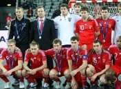 Сборная Украины - пятая в Европе