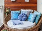 Оригинальные примеры оформления маленьких балконов (Фото)