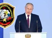 путін і шеврон російського "Едельвейсу"
