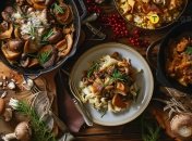 Святвечер – это особый вечер в году, когда по традиции готовят 12 постных блюд (фото создано с помощью ИИ)