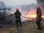 Провели сутки в огненном аду: сеть впечатлили фото спасателей, борющихся с огнем на Луганщине
