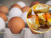 Яйца в картофельных корзинках