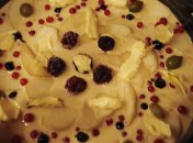 Грушево-ягодный пирог без сахара