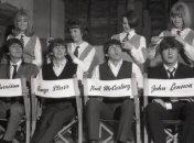 Фото популярной музыкальной группы "The Beatles"