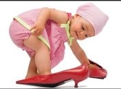 В моду входит детская обувь на каблуках