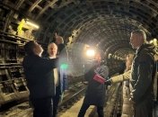 Кличко відвідав проблемну ділянку метрополітену