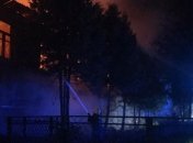 В Винницкой области произошел пожар на территории сахарозавода (Фото)