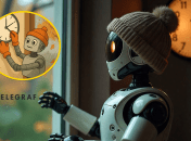 Робот переводит часы