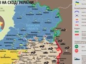 Карта АТО на востоке Украины (27 марта)