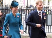 Кейт Миддлтон и принц Гарри направляются в Вестминстерское аббатство 25 апреля 2019 года, Лондон