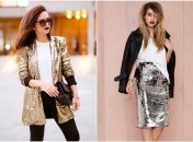 Добірка стильних образів з паєтками