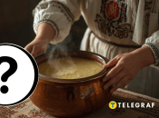 Украинка ставит горшок с "лемишкой"