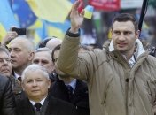 Жена Кличка выступила на Майдане Независимости