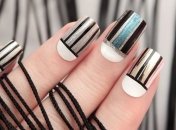 Маникюр 2018: стильные идеи полосатого маникюра на каждый день