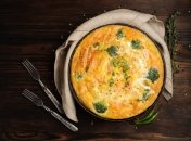 Полезная запеканка из картофеля и брокколи