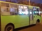 Пьяный мужчина в Харькове угнал и разбил маршрутку
