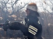 В Киеве спасатели ликвидировали пожар на нелегальной свалке