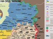Карта АТО на востоке Украины (16 августа)