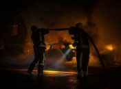 Сильный пожар