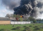 В Черкассах возник масштабный пожар 