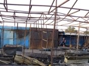 В Красноармейске произошел пожар на центральном рынке