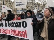 В центре Лиссабона прошла манифестация