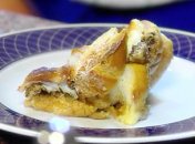 Пирожное с творожным кремом