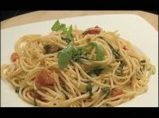 Спагетти с рукколой