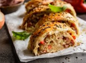 Капустный пирог на сковороде