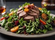 Салат с печенью – это не только вкусно, но и полезно (изображение создано с помощью ИИ)