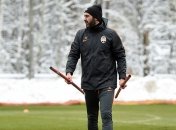 Снегопад не помешал "Шахтеру" провести тренировку (Фото)