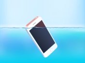 Телефон может упасть в воду