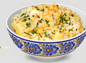 Салат "Силос" из квашеной капусты и картофеля