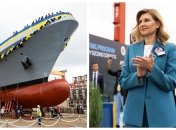 Олена Зеленська спустила на воду корвет "Гетьман Іван Мазепа"
