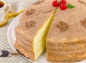 Торт получается мягким, сочным, нежным