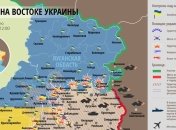 Карта АТО на востоке Украины (14 февраля)