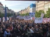 В Чехии снова прошли протесты против Земана
