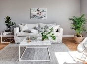 Вітальня в сірому кольорі: особливості інтер'єру